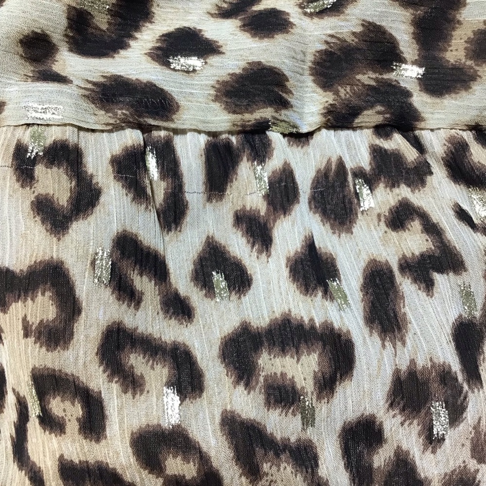 Haver  Animal Print Sheer Blouse - Picture 13 of 13